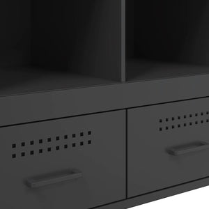 Ντουλάπι Μαύρο 68 x 39 x 101,5 εκ. από Χάλυβα