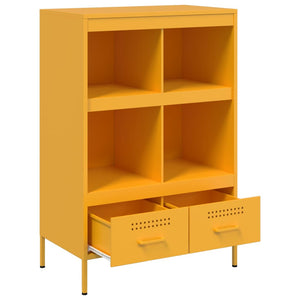 Ντουλάπι Μουσταρδί 68x39x101,5 εκ. από Ατσάλι