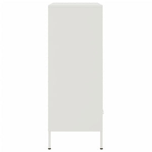 Ντουλάπι Λευκό 68x39x101,5 εκ. από Χάλυβα
