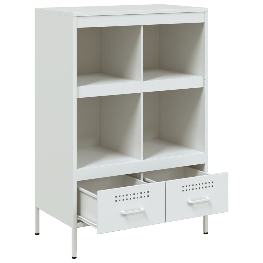 Ντουλάπι Λευκό 68x39x101,5 εκ. από Χάλυβα