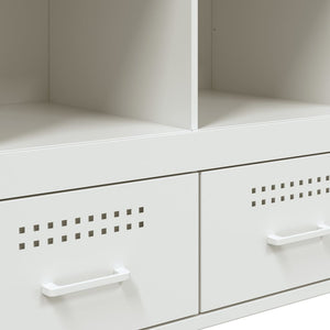Ντουλάπι Λευκό 68x39x101,5 εκ. από Χάλυβα