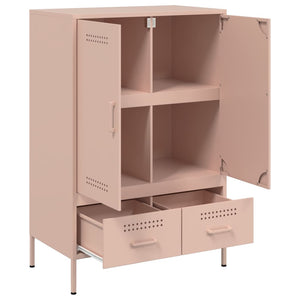 Ντουλάπι Ροζ 68 x 39 x 101,5 εκ. από Χάλυβα - Pakobazaar