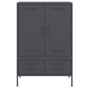 Ντουλάπι Ανθρακί 68x39x101,5 εκ. από Χάλυβα - Pakobazaar