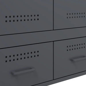 Ντουλάπι Ανθρακί 68x39x101,5 εκ. από Χάλυβα - Pakobazaar