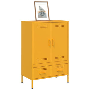 Ντουλάπι Μουσταρδί 68x39x101,5 εκ. από Ατσάλι - Pakobazaar