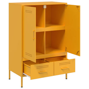 Ντουλάπι Μουσταρδί 68x39x101,5 εκ. από Ατσάλι - Pakobazaar