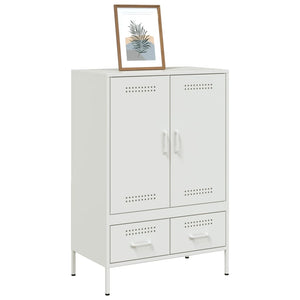 Ντουλάπι Λευκό 68x39x101,5 εκ. από Χάλυβα - Pakobazaar