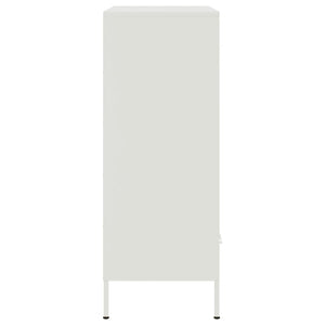 Ντουλάπι Λευκό 68x39x101,5 εκ. από Χάλυβα - Pakobazaar