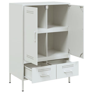 Ντουλάπι Λευκό 68x39x101,5 εκ. από Χάλυβα - Pakobazaar