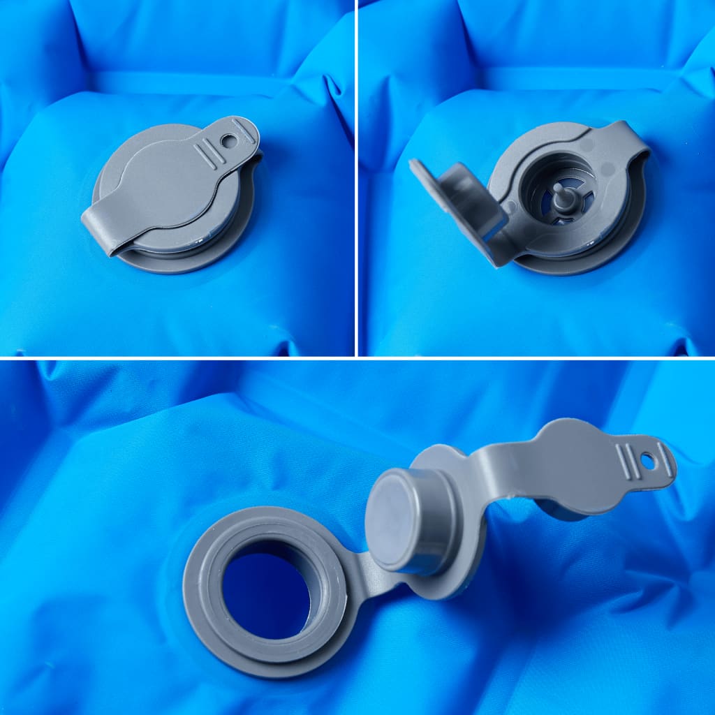 Στρώμα Κάμπινγκ Φουσκωτό Μονό Μπλε 190x58x6 εκ.