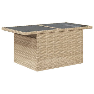 Σετ Καναπέ Κήπου 6 τεμ. Μπεζ Συνθετικό Ρατάν με Μαξιλάρια