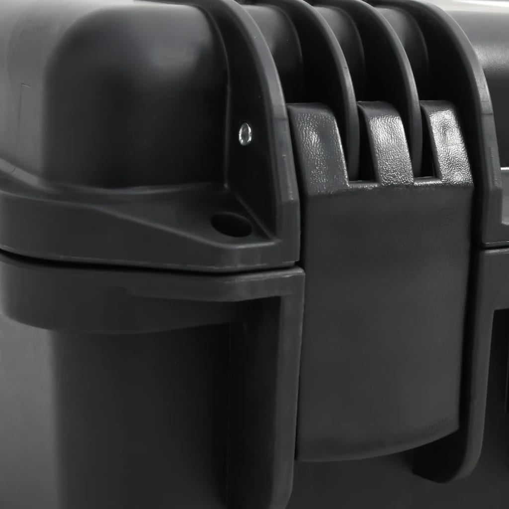 Θήκη Πτήσης Φορητή Μαύρη 46,5x21,5x17,5 εκ. από Πολυπροπυλένιο