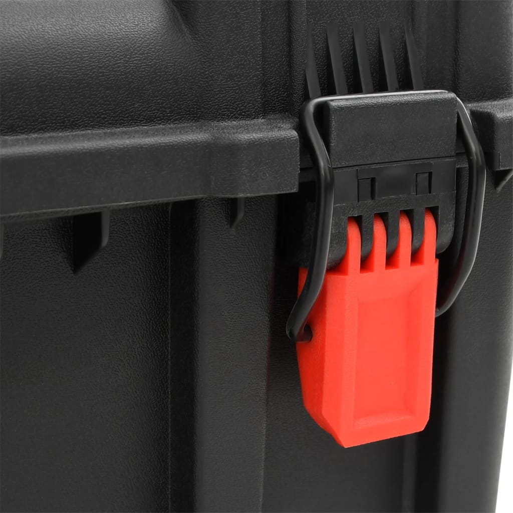 Θήκη Πτήσης Φορητή Μαύρη 57x35x32,5 εκ. από Πολυπροπυλένιο