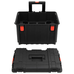Θήκη Πτήσης Φορητή Μαύρη 56,5x45,5x48 εκ. από Πολυπροπυλένιο