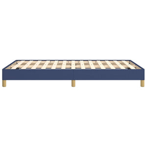 Πλαίσιο Κρεβατιού χωρίς στρώμα Μπλε 120x190 εκ. Υφασμάτινο