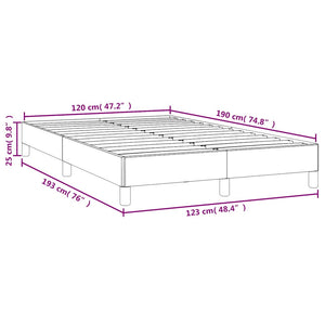 Πλαίσιο Κρεβατιού χωρίς στρώμα Κρεμ 120x190 εκ.Συνθ. Δέρμα