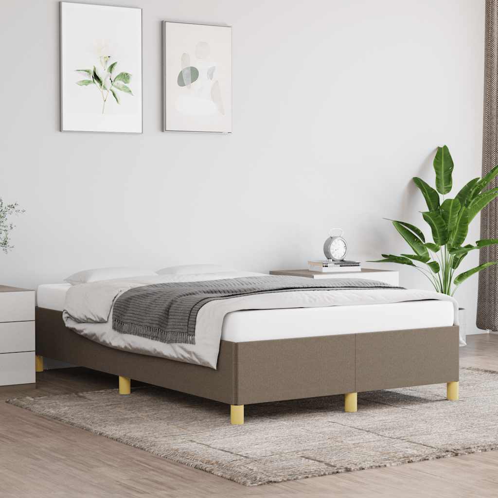 Πλαίσιο Κρεβατιού χωρίς στρώμα Taupe 120x190 εκ. Υφασμάτινο