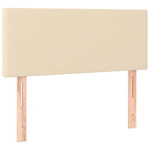 Κρεβάτι Boxspring με Στρώμα Κρεμ 120x190 εκ. Υφασμάτινο