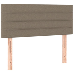 Κρεβάτι Boxspring με Στρώμα Taupe 120x190 εκ. Υφασμάτινο