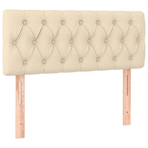 Κρεβάτι Boxspring με Στρώμα Κρεμ 120x190 εκ. Υφασμάτινο