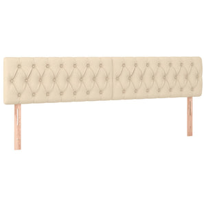 Κρεβάτι Boxspring με Στρώμα Κρεμ 120x190 εκ. Υφασμάτινο