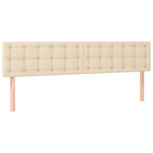 Κρεβάτι Boxspring με Στρώμα Κρεμ 120x190 εκ. Υφασμάτινο