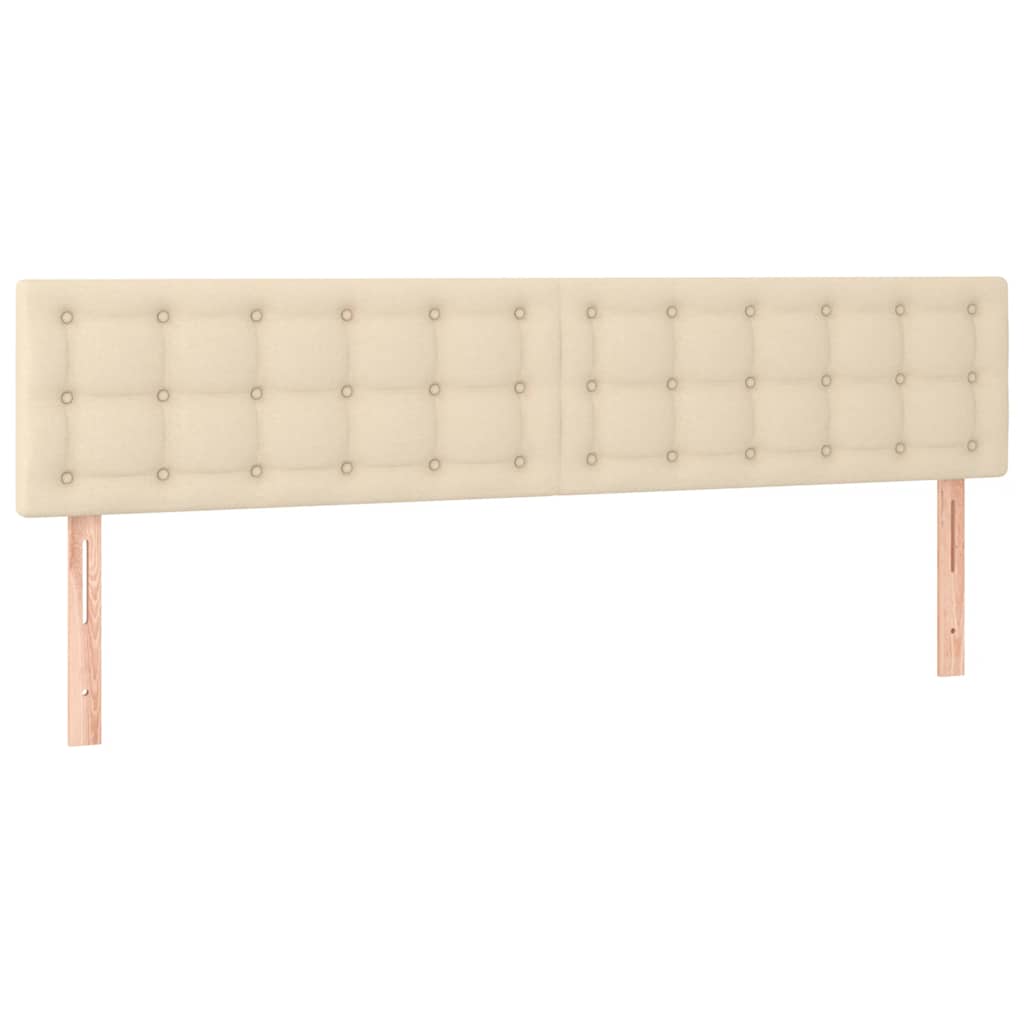 Κρεβάτι Boxspring με Στρώμα Κρεμ 120x190 εκ. Υφασμάτινο - Pakobazaar