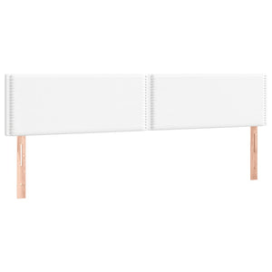 Κρεβάτι Boxspring με Στρώμα Λευκό 120x190εκ.από Συνθετικό Δέρμα