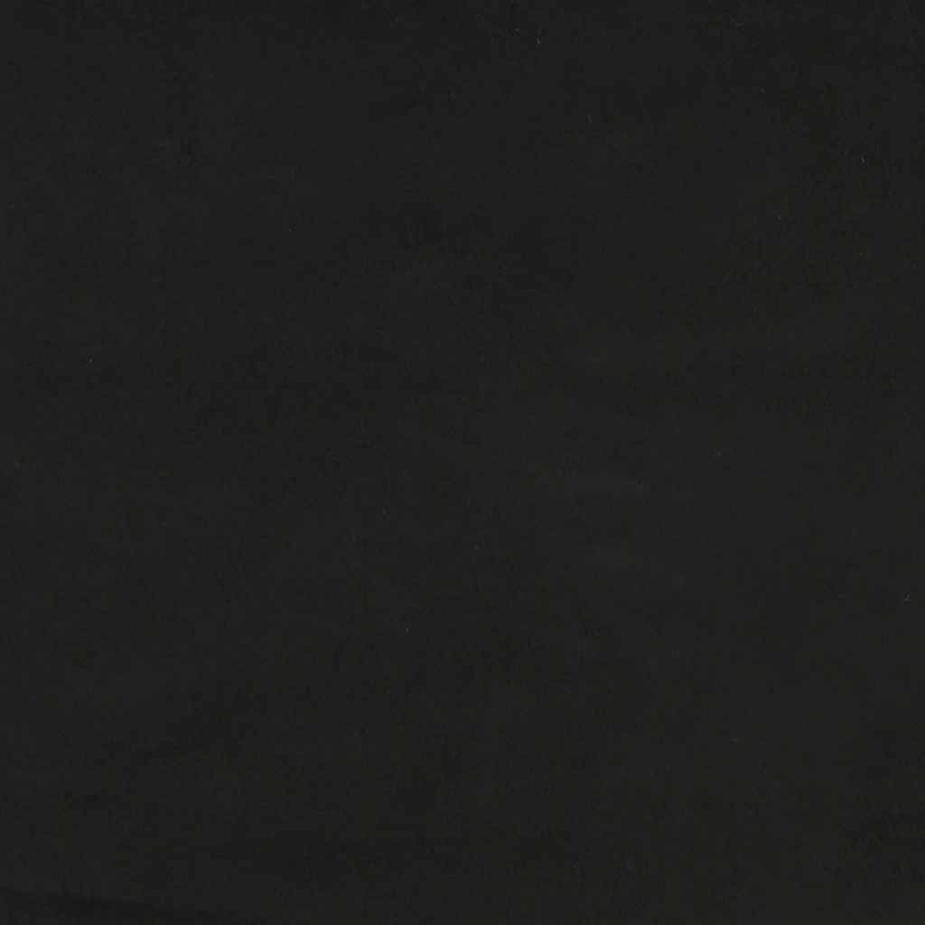 Κρεβάτι Boxspring με Στρώμα & LED Μαύρο 120x190 εκ. Βελούδινο