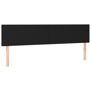 Κρεβάτι Boxspring με Στρώμα Μαύρο 120x190 εκ. Υφασμάτινο