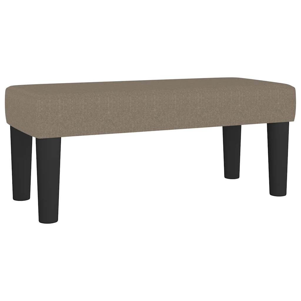 Κρεβάτι Boxspring με Στρώμα Taupe 120x190 εκ. Υφασμάτινο