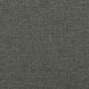 Κρεβάτι Boxspring με Στρώμα Μαύρο 120x190 εκ. Υφασμάτινο