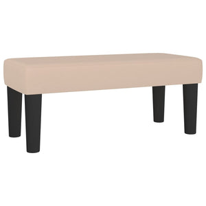 Κρεβάτι Boxspring με Στρώμα Καπουτσίνο 120x190εκ.από Συνθ.Δέρμα - Pakobazaar