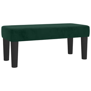 Κρεβάτι Boxspring με Στρώμα Σκούρο Πράσινο 120x190εκ. Βελούδινο - Pakobazaar