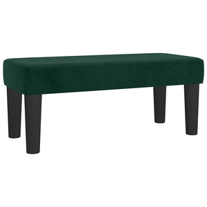 Κρεβάτι Boxspring με Στρώμα Σκούρο Πράσινο 120x190εκ. Βελούδινο - Pakobazaar