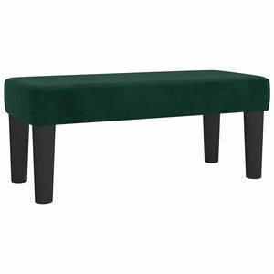 Κρεβάτι Boxspring με Στρώμα Σκούρο Πράσινο 120x190εκ. Βελούδινο