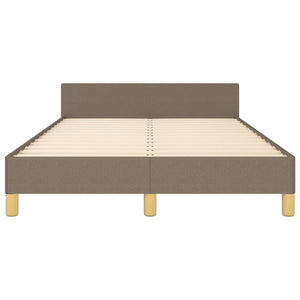Πλαίσιο Κρεβατιού χωρίς στρώμα Taupe 120x190 εκ. Υφασμάτινο - Pakobazaar
