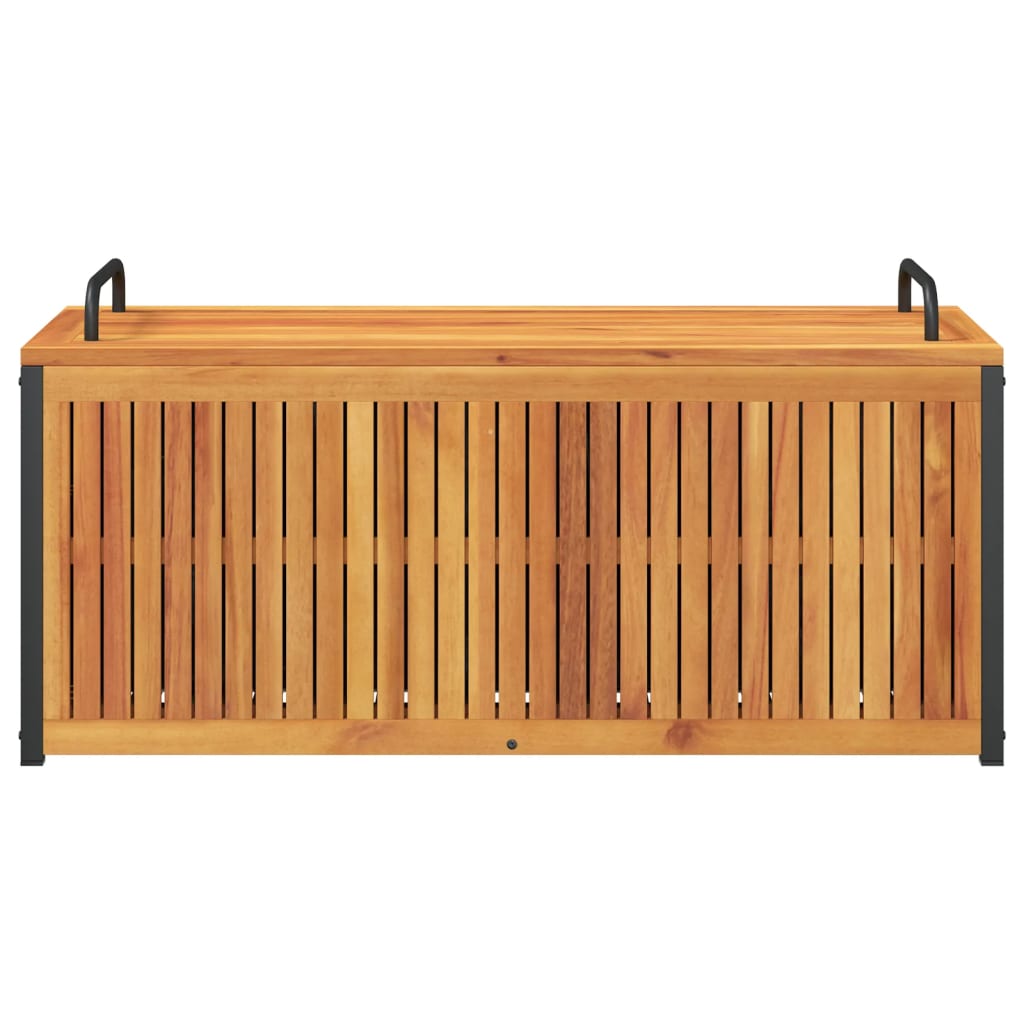 Κουτί Μαξιλαριών Εξ. Χώρου 110x45x42/53 εκ. Μασίφ Ακακία/Ατσάλι