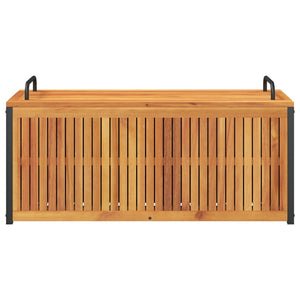 Κουτί Μαξιλαριών Εξ. Χώρου 110x45x42/53 εκ. Μασίφ Ακακία/Ατσάλι
