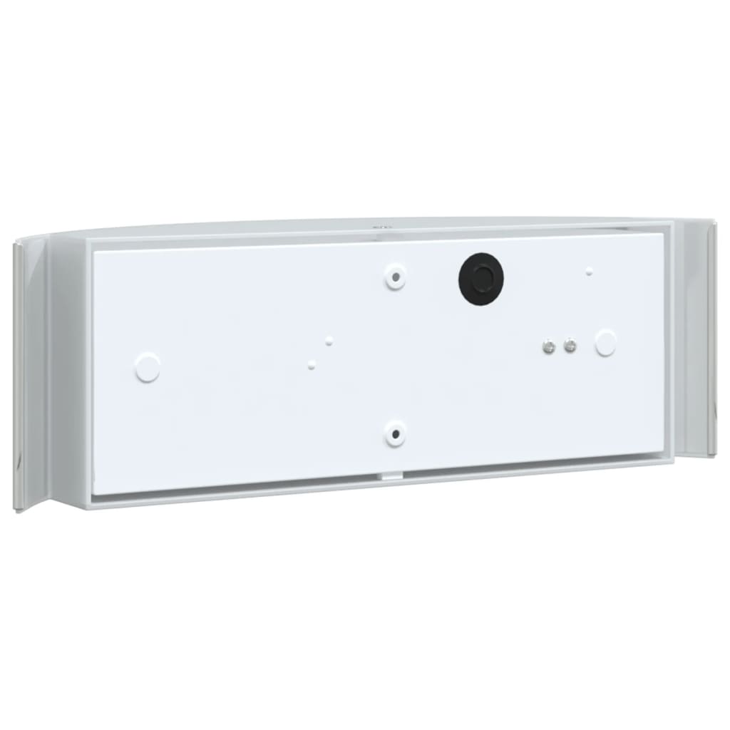 Φωτιστικά Τοίχου Εξωτερ. Χώρου 2 τεμ. Ασημί Ανοξείδωτο Ατσάλι