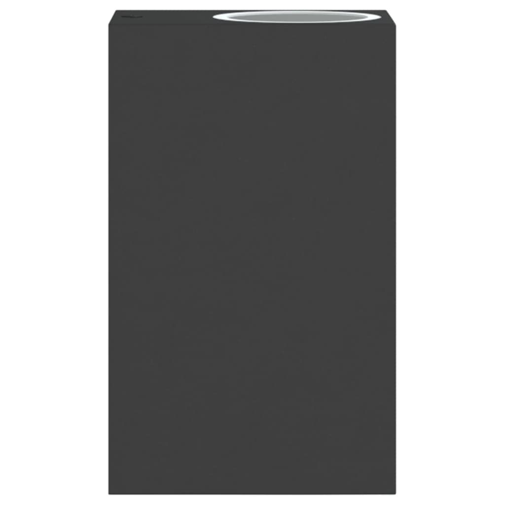 Φωτιστικά Εξ. Χώρου 2 Τεμ. Μαύρα από Χυτό Αλουμίνιο