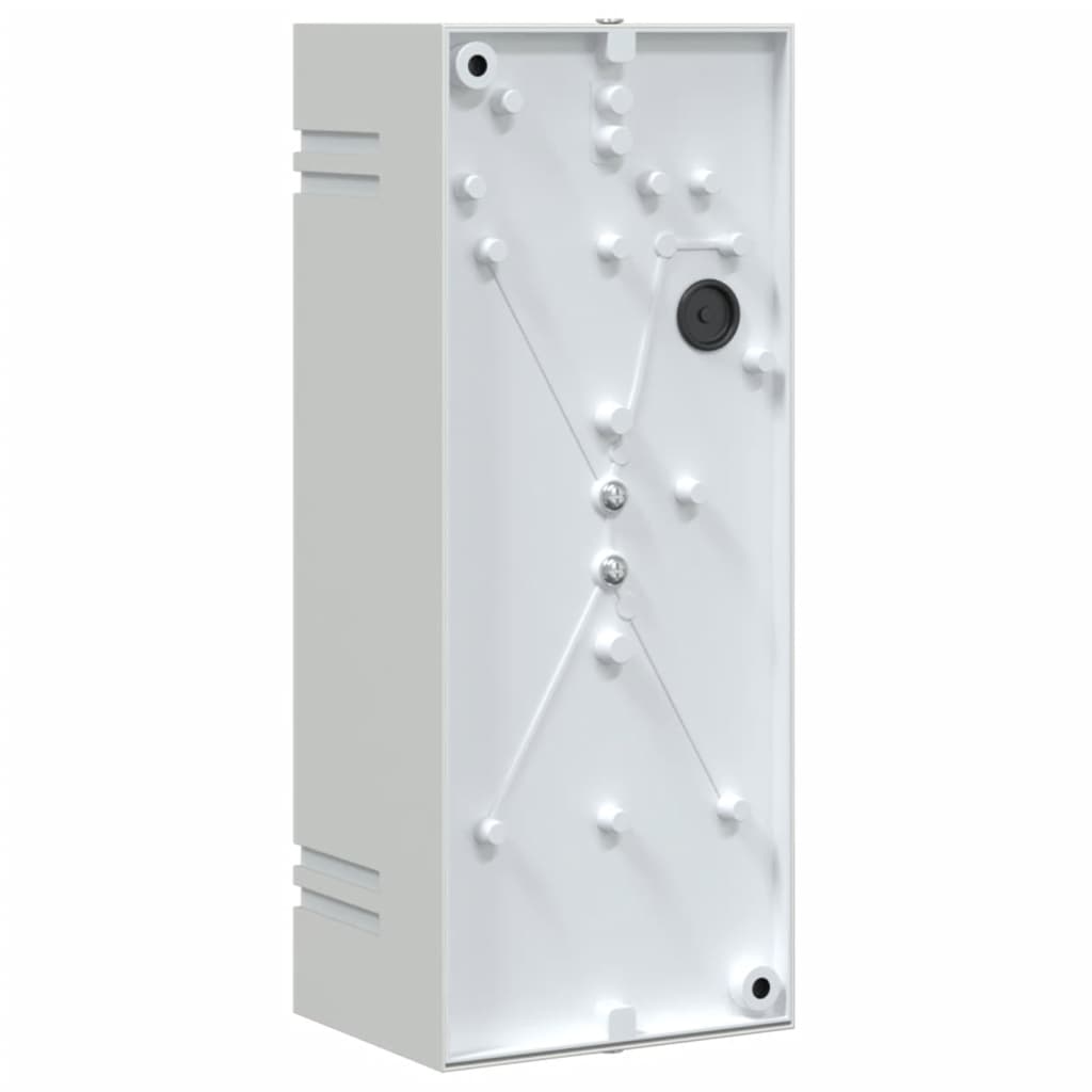 Φωτιστικό Τοίχου Εξωτερικού Χώρου Ασημί από Ανοξείδωτο Ατσάλι