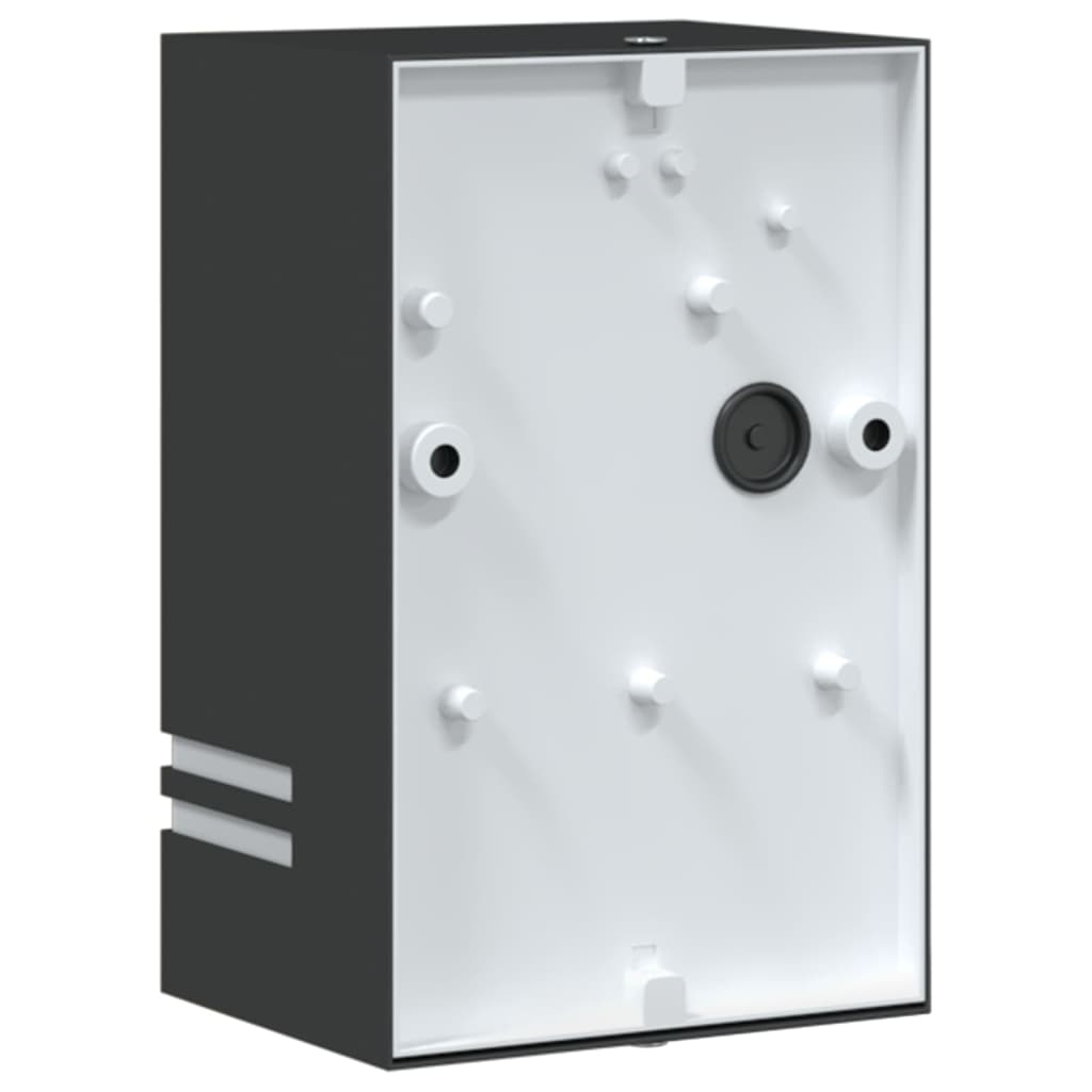 Φωτιστικό Τοίχου Εξωτερικού Χώρου Μαύρο από Ανοξείδωτο Ατσάλι - Pakobazaar