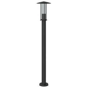 Φωτιστικό Δαπέδου Εξ. Χώρου Μαύρο 100 εκ. Ανοξείδωτο Ατσάλι