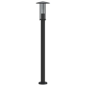 Φωτιστικά Δαπέδου Εξ. Χώρου 3 τεμ. Μαύρο 100εκ. Ανοξείδ. Ατσάλι