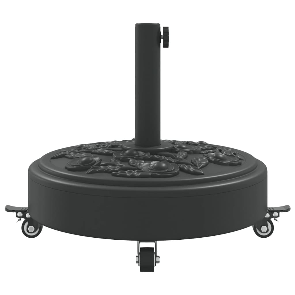 Βάση Ομπρέλας με Ρόδες για Ιστό Ø38/48 χιλ. 27 κ. Στρογγυλή - Pakobazaar