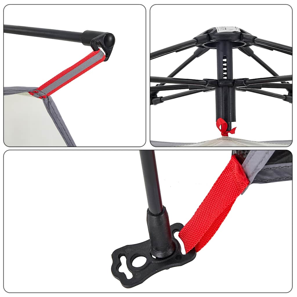 Σκηνή Παραλίας 2 Ατόμων Αδιάβροχη Ταχείας Απελ. Γκρι