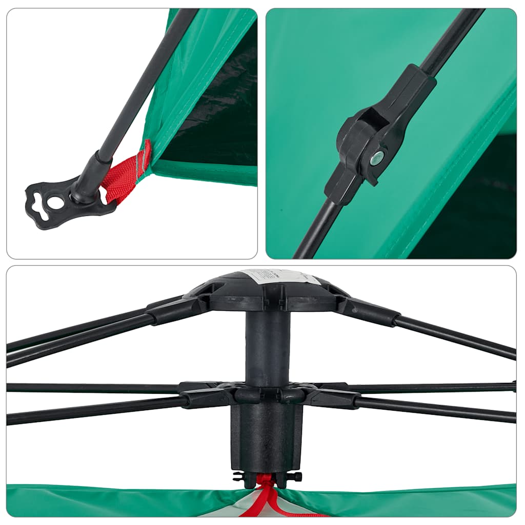 Σκηνή Παραλίας 2 Ατόμων Αδιάβροχη Ταχείας Απελ. Γαλαζοπράσινο