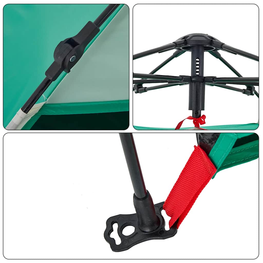 Σκηνή Παραλίας 2 Ατόμων Αδιάβροχη Ταχείας Απελ. Γαλαζοπράσινο