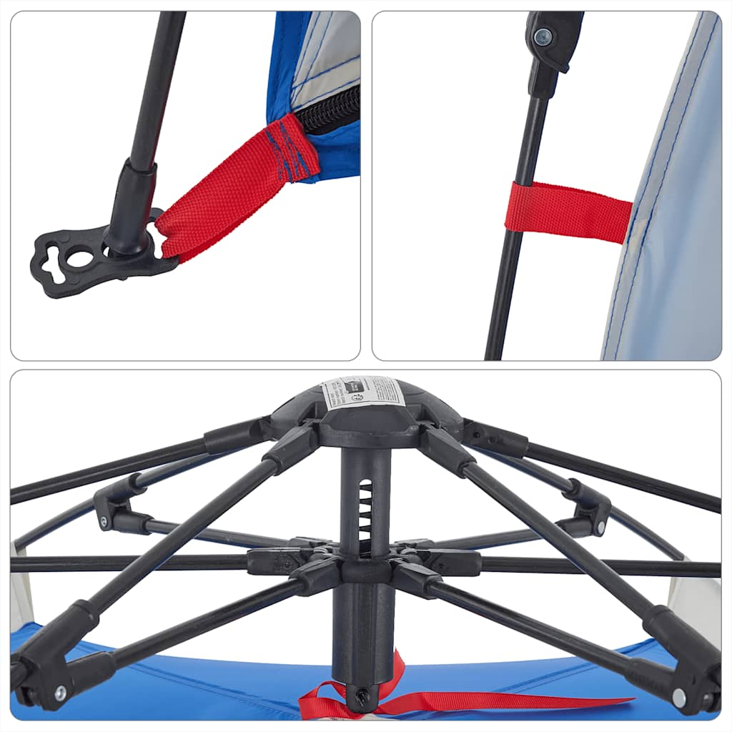 Σκηνή Παραλίας 3 Ατόμων Αδιάβροχη Ταχείας Απελ. Γαλάζιο